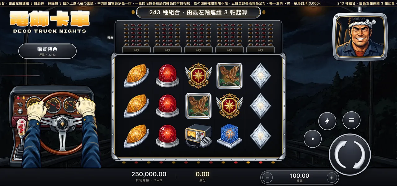電飾卡車 — 駕駛座與電飾架