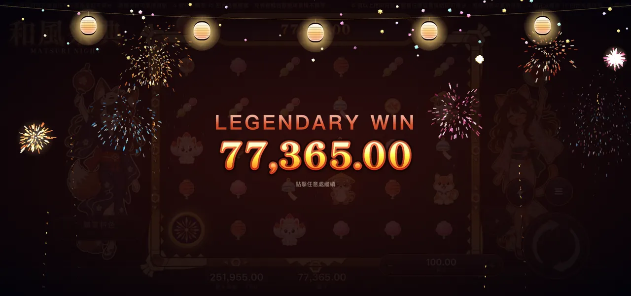 和風祭典 — 大獎