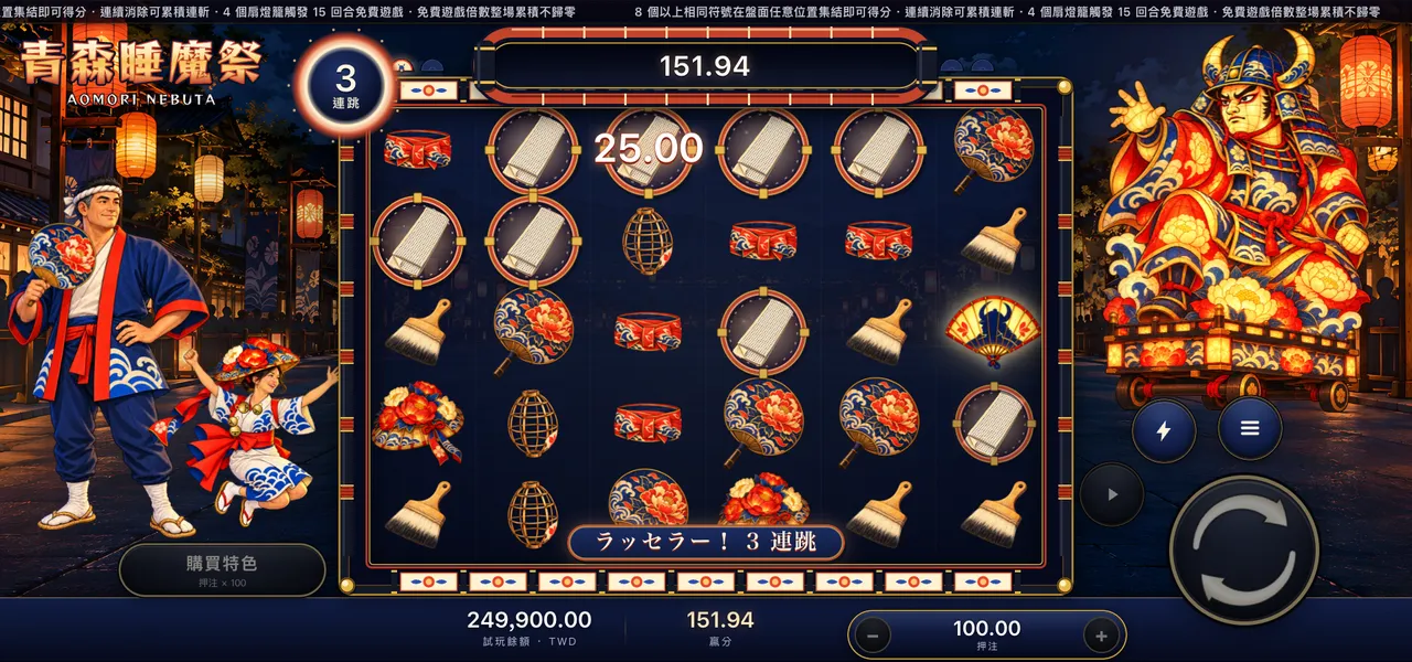 青森睡魔祭 — 連消得分