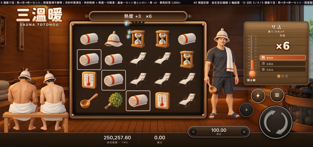 三溫暖 — 連線