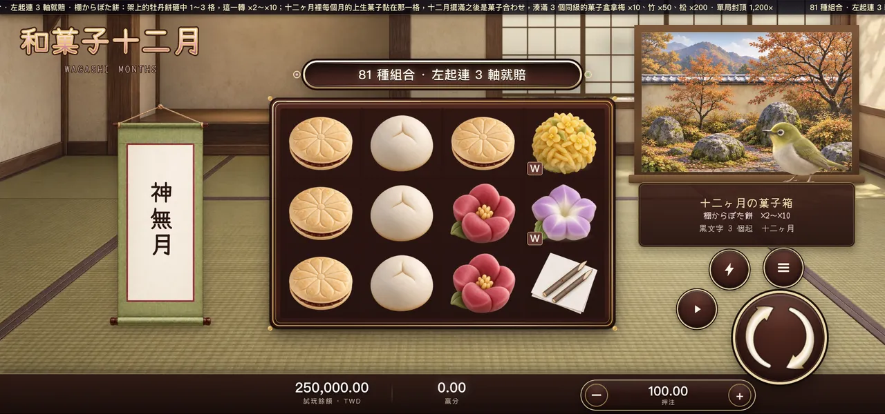 和菓子十二月 — 和菓子店的漆盒