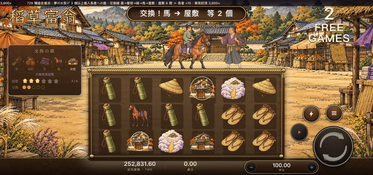 稻草富翁 — 長者への道