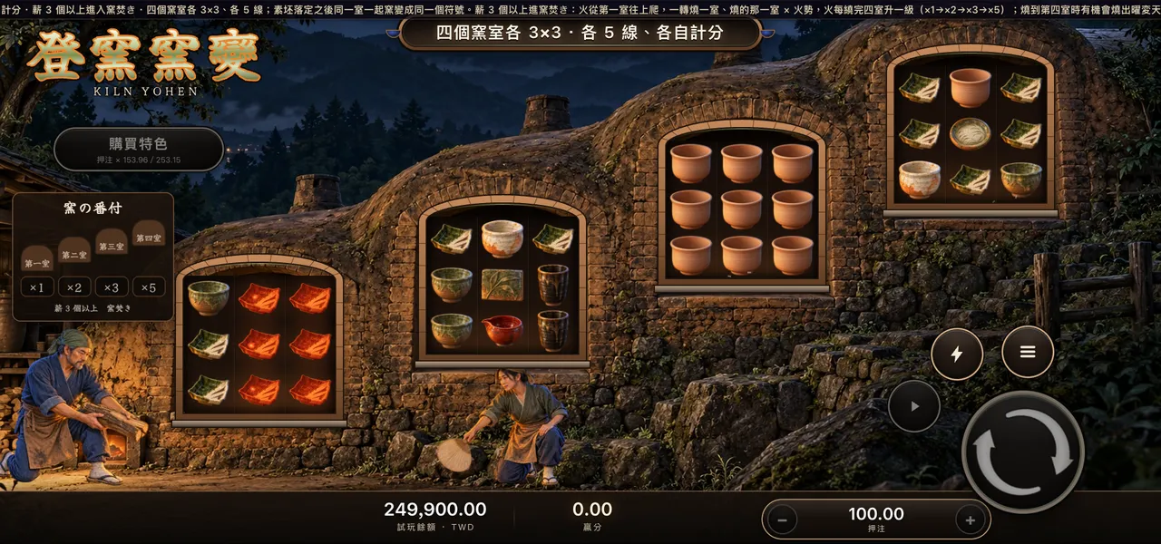 登窯窯變 — 窯變連線